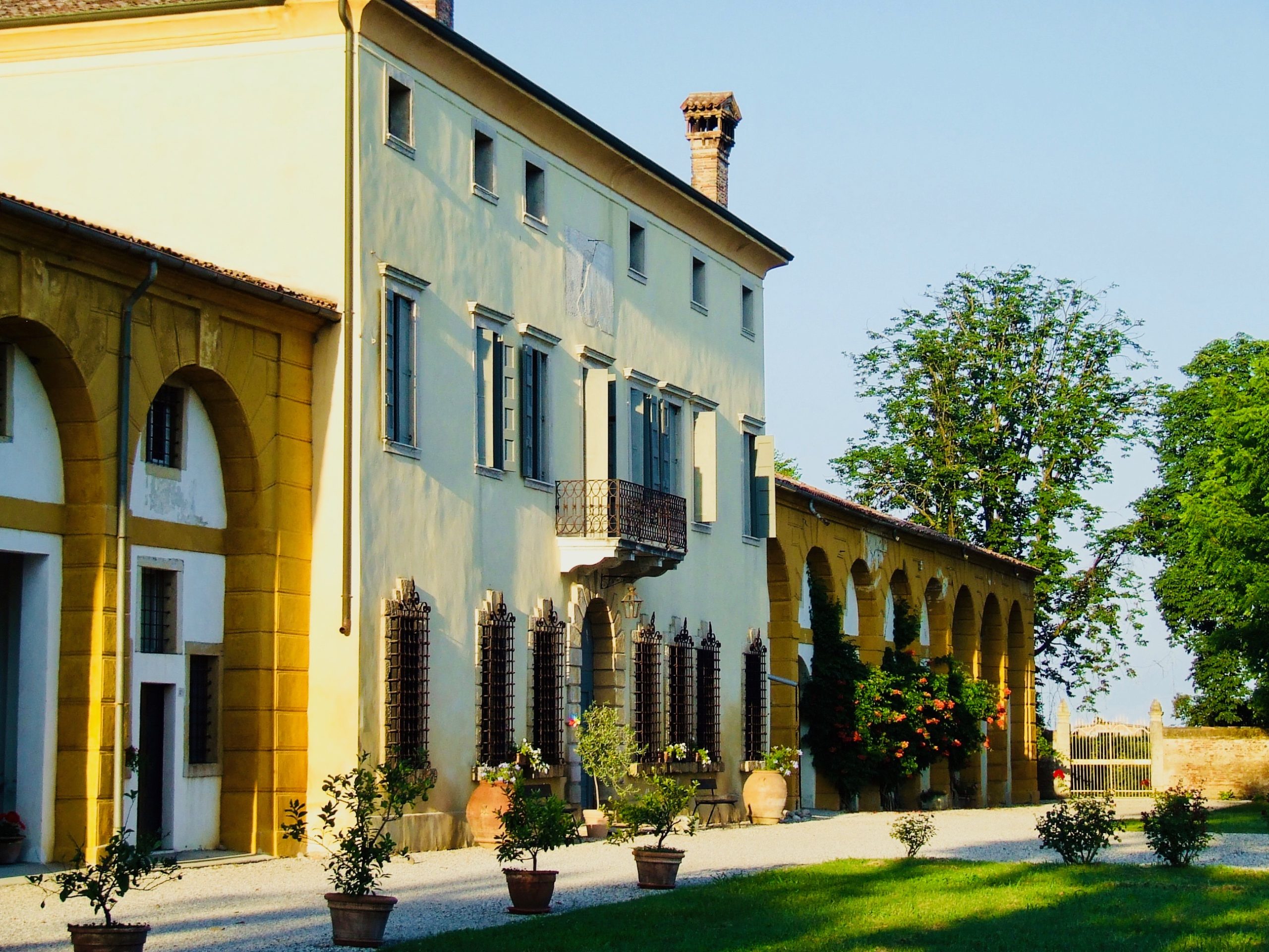 The Facade at Villa Maffei Rizzardi
